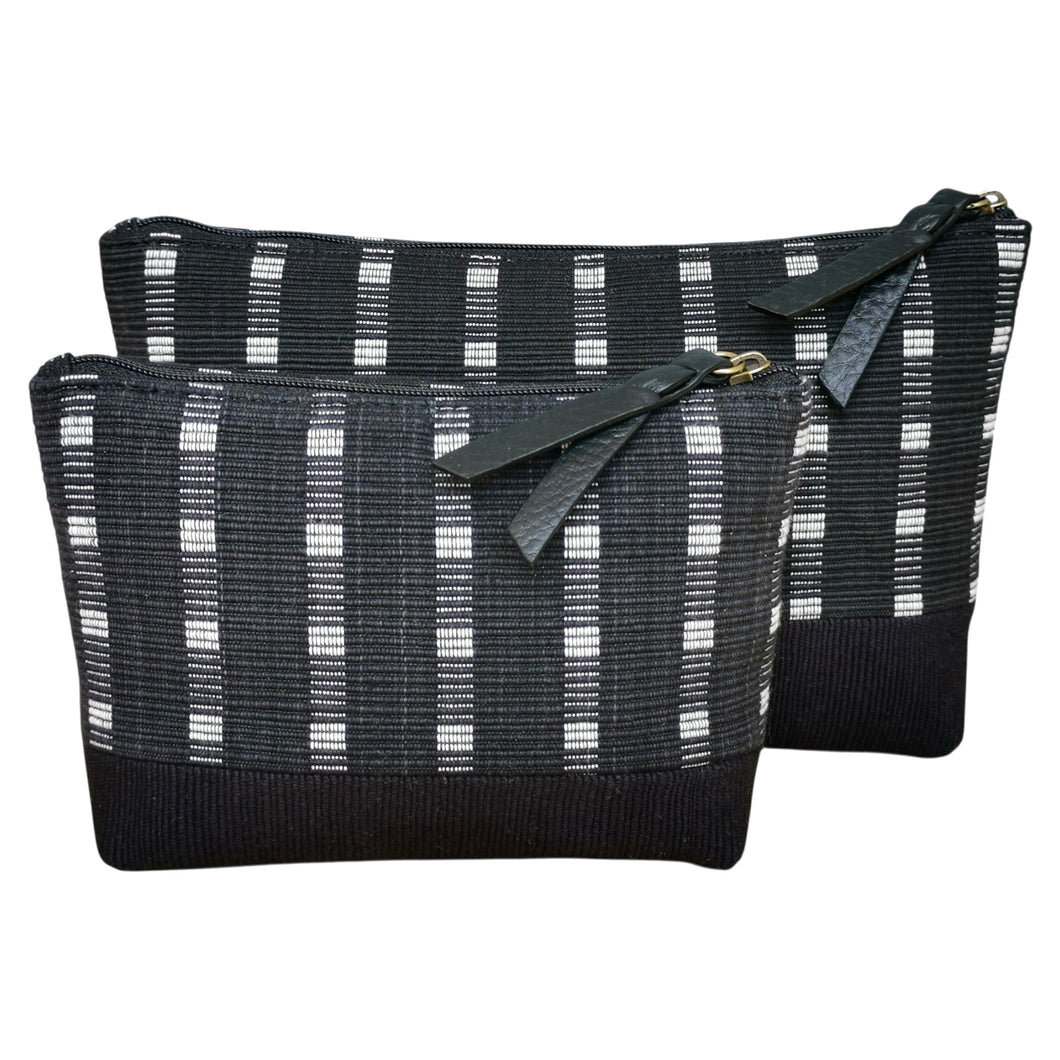 Accessory bags (Job's tears/Black)(Set of 2)(L&S)