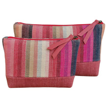 Load image into Gallery viewer, Accessory bags (Pink/Stripe)(Set of 2)(L&amp;S)
