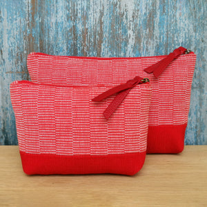 Accessory bags (Cotton/Red)(Set of 2)(L&S)