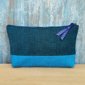 Accessory bags (Cotton/Turquoise)(Set of 2)(L&S)