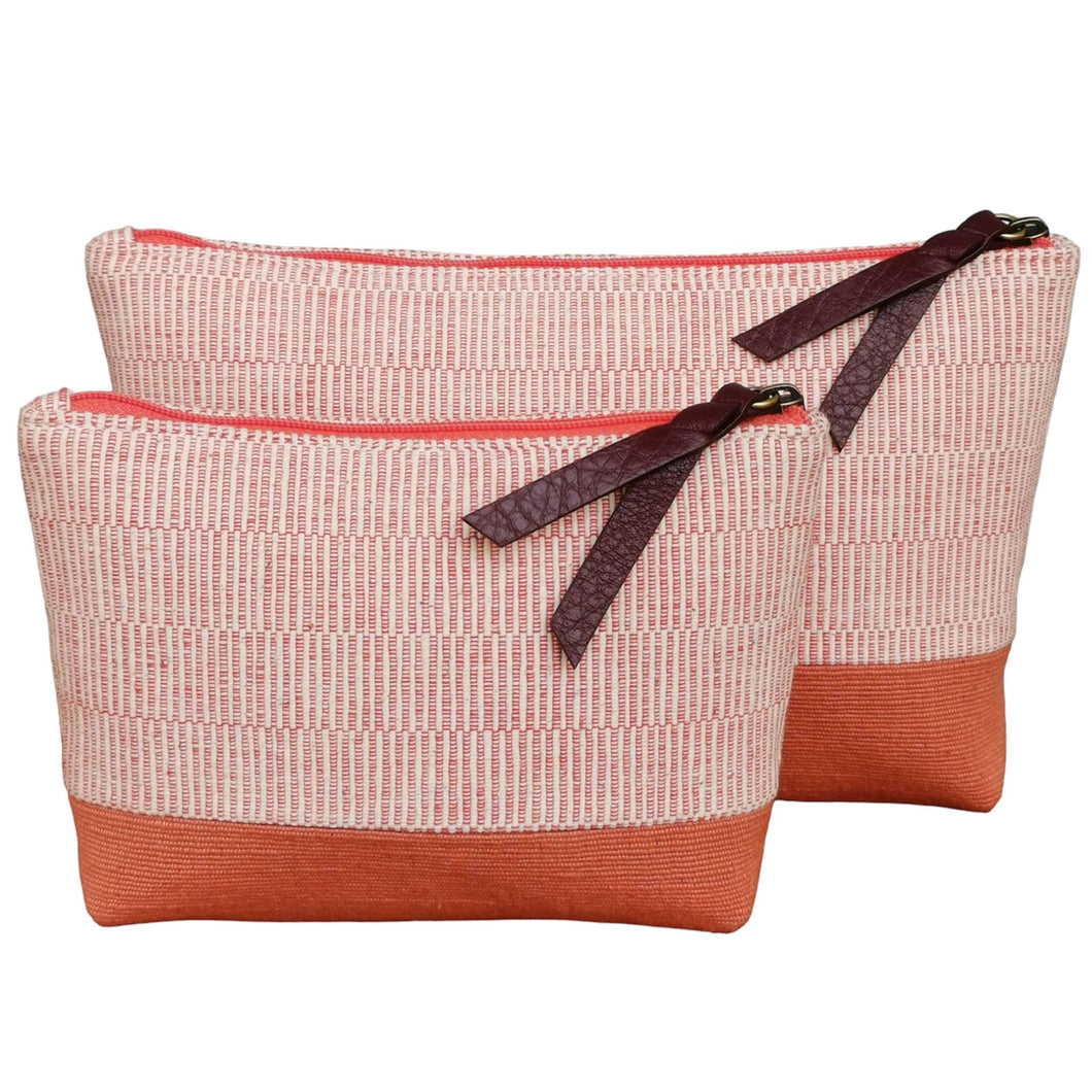 Accessory bags (Salmon)(Set of 2)(L&S)
