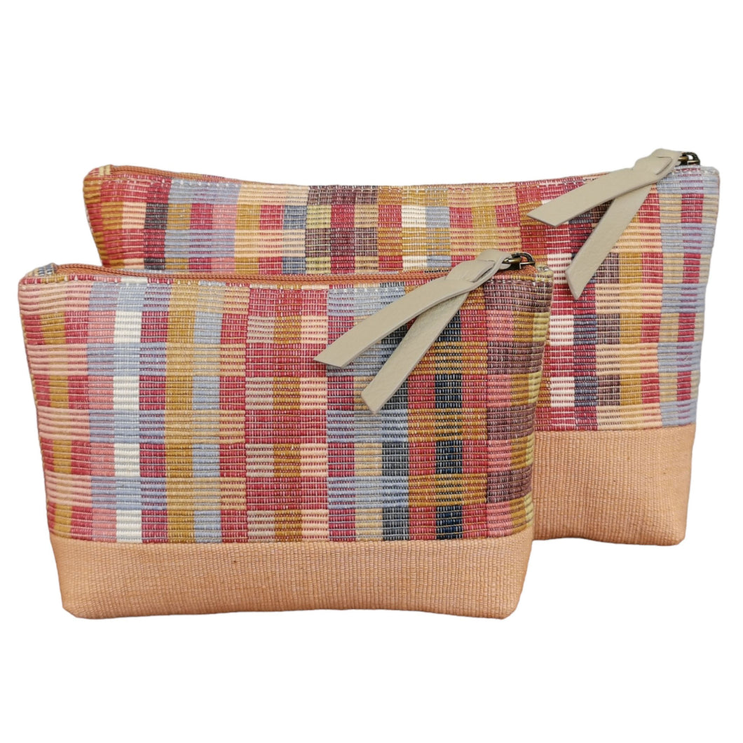 Accessory bags (Autumn/Small check)(Set of 2)(L&S)
