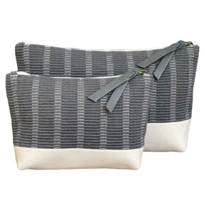 Accessory bags (Gray/White)(Set of 2)(L&S)