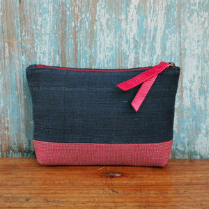 Accessory bags (Navy/Raspberry)(Set of 2)(L&S)