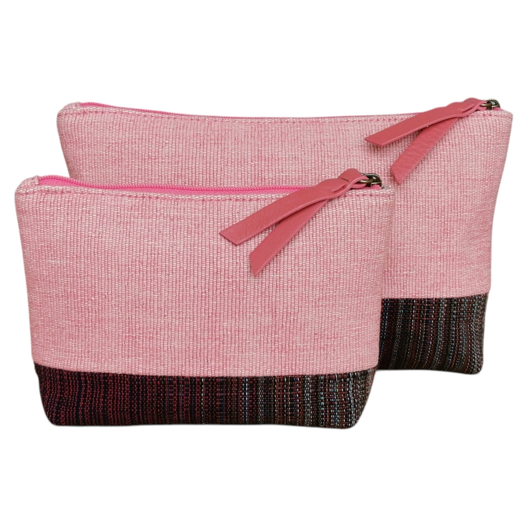 Accessory bags (Pink/Stripe)(Set of 2)(L&S)