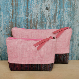 Accessory bags (Pink/Stripe)(Set of 2)(L&S)