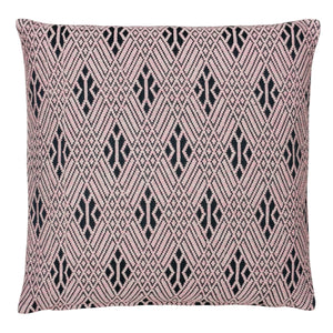 Cushion cover "Chenille contrast" (Pale pink)(M)