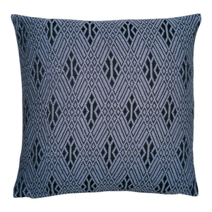 Cushion cover "Chenille contrast" (Gray/Blue)(M)