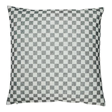 Load image into Gallery viewer, Cushion cover "Chess" (Gray/White)(M)
