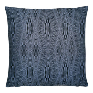 Cushion cover "Jarai Diamond" (Gray/Blue)(M)