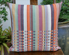 Load image into Gallery viewer, Cushion cover "Kelim" (Stripe/Narrow check)(M)
