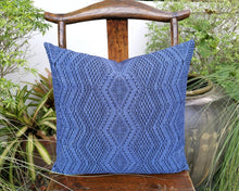 Load image into Gallery viewer, Cushion cover &quot;Lao Naga&quot; (Blue)(M)
