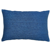 Load image into Gallery viewer, Cushion cover "Lao Naga" (Dark blue/Marigold)(lumbar)
