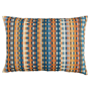 Cushion cover (Orange/Check)(lumbar)