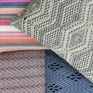 Cushion cover "Lao Naga" (Raw hemp)(M)