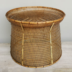 Bamboo basket "Drum basket" (L)