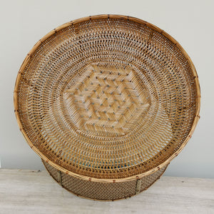 Bamboo basket "Drum basket" (L)