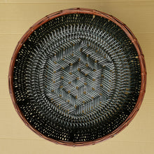 Load image into Gallery viewer, Bamboo basket "Drum basket" (Black/Brown)(Tall)
