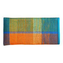 Load image into Gallery viewer, Eyeglass Case (Turquoise/Check)
