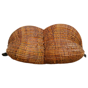 Rattan basket "Howdah" (L)