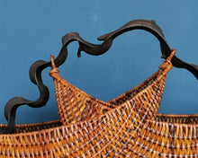 Load image into Gallery viewer, Rattan basket &quot;Howdah&quot; (L)
