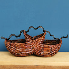 Load image into Gallery viewer, Rattan basket &quot;Howdah&quot; (S)
