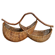 Load image into Gallery viewer, Rattan basket &quot;Howdah&quot; (S)
