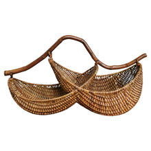 Load image into Gallery viewer, Rattan basket &quot;Howdah&quot; (S)
