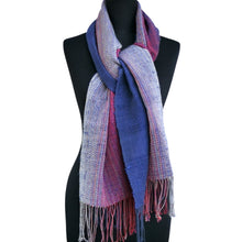 Load image into Gallery viewer, Shawl "Colour Gradation" (Navy)
