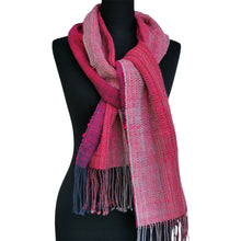 Load image into Gallery viewer, Shawl "Colour Gradation" (Raspberry)
