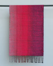 Load image into Gallery viewer, Shawl "Colour Gradation" (Raspberry)
