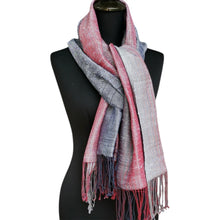 Load image into Gallery viewer, Shawl "Colour Gradation" (Light blue)
