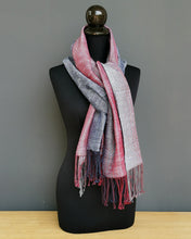 Load image into Gallery viewer, Shawl "Colour Gradation" (Light blue)
