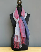 Load image into Gallery viewer, Shawl "Colour Gradation" (Light indigo)
