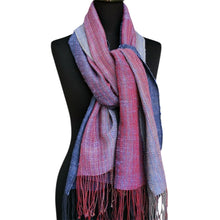 Load image into Gallery viewer, Shawl "Colour Gradation" (Blue)
