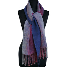 Load image into Gallery viewer, Shawl "Colour Gradation" (Navy)
