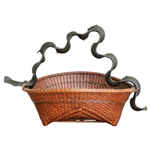 Bamboo basket (Nai/Vine)(S)