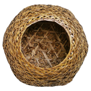 Rattan basket "Rooster" (L)(Light brown)