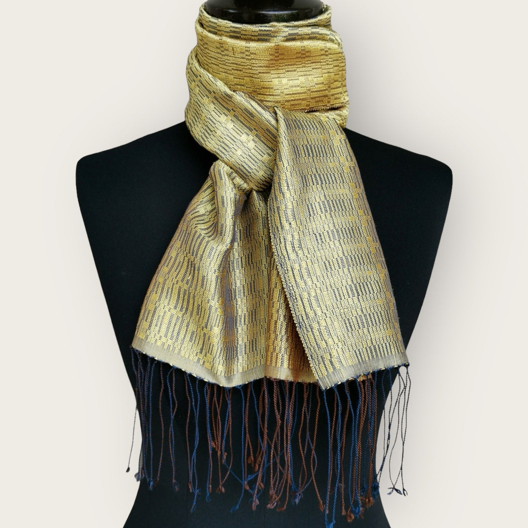 Silk scarf (Gold)
