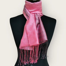 Load image into Gallery viewer, Silk scarf (Rose/Lilac)
