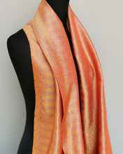 Load image into Gallery viewer, Silk scarf (Apricot)
