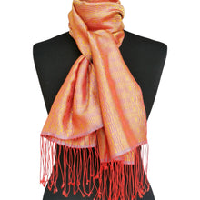 Load image into Gallery viewer, Silk scarf (Apricot)
