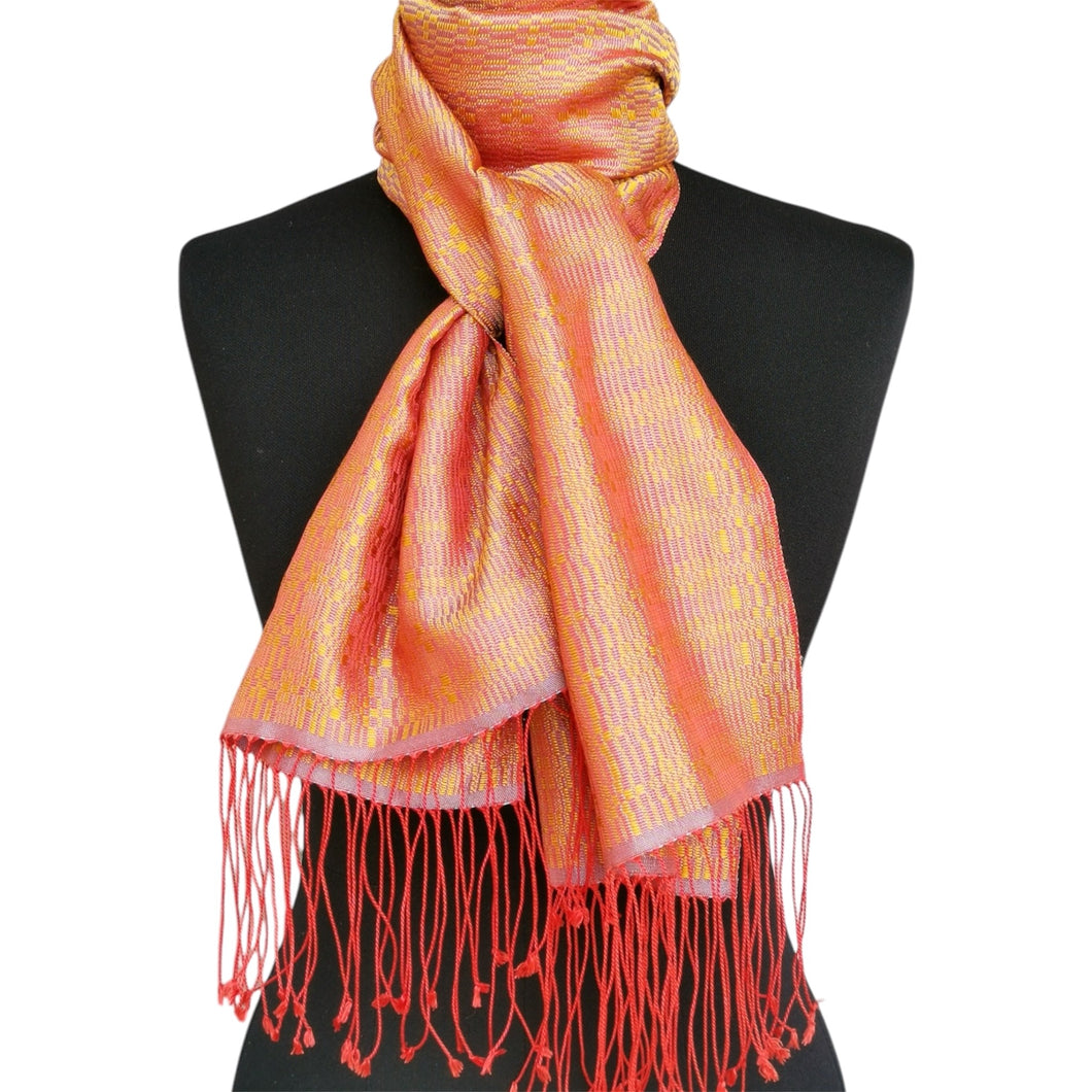 Silk scarf (Apricot)