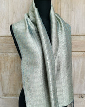 Load image into Gallery viewer, Silk scarf (Pale Jade)
