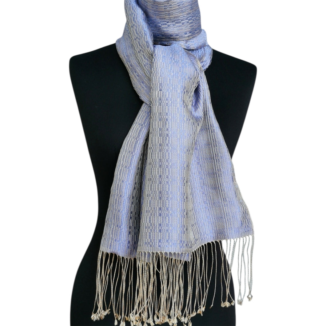 Silk scarf (Light blue)