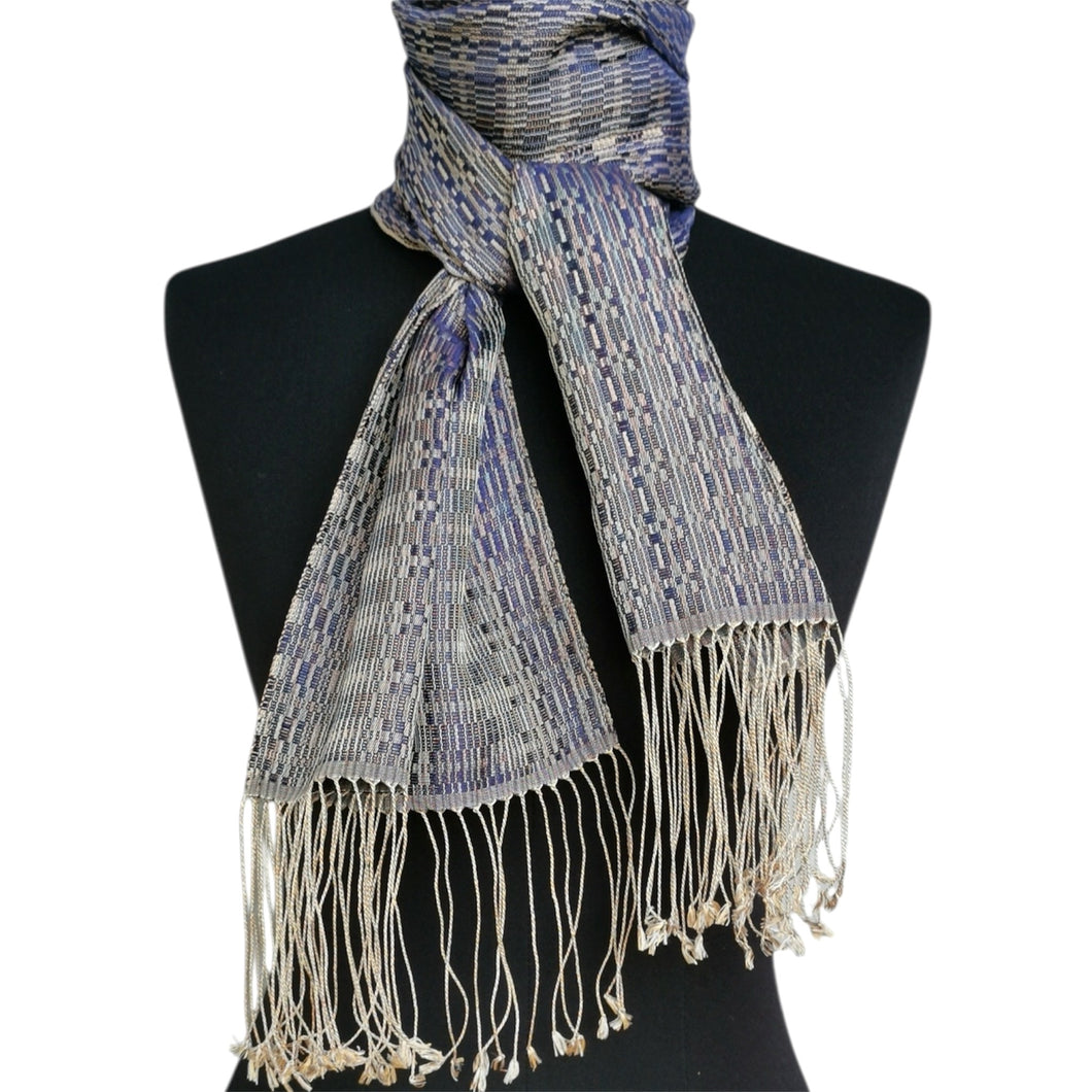 Silk scarf (Dark navy)