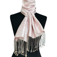 Load image into Gallery viewer, Silk scarf (Pale pink)
