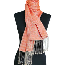 Load image into Gallery viewer, Silk scarf (Tangerine)
