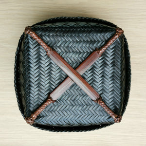 Bamboo basket "Shan" (S)