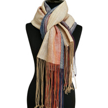 Load image into Gallery viewer, Shawl &quot;Colour Gradation&quot; (White)
